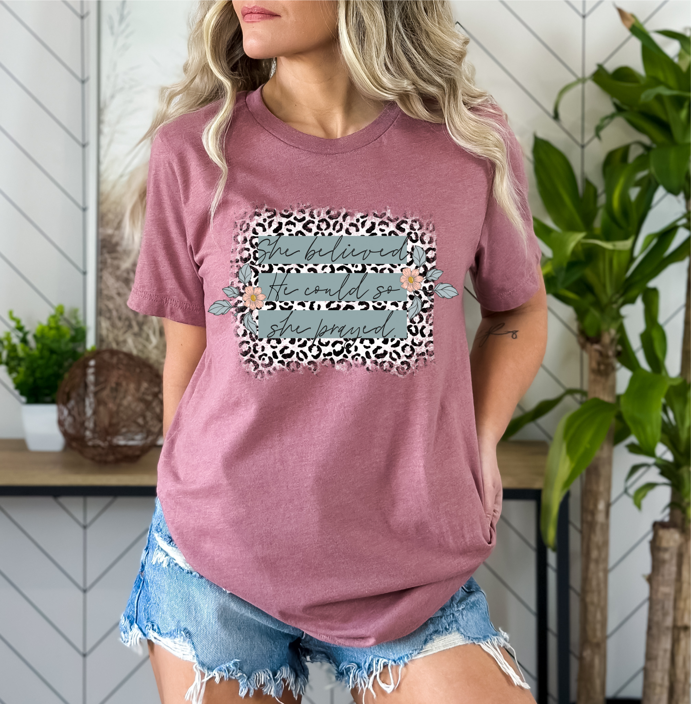 She Believed in prayer Shirt